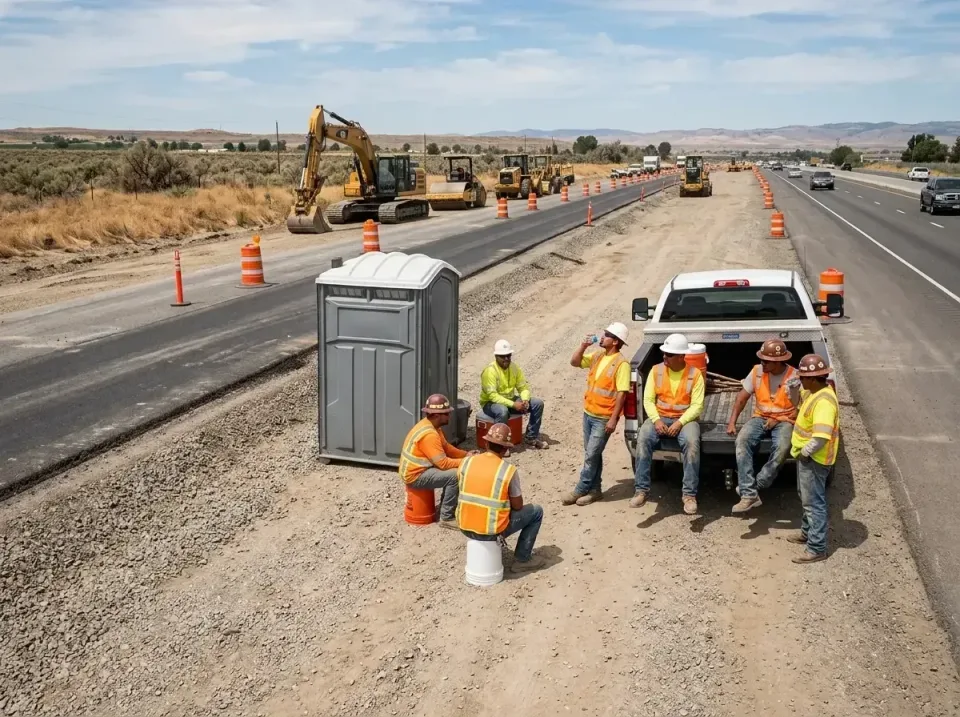 highway-road-construction-crew-007 — frequently asked questions, Porta Potty and Restroom Rentals in Raymond, WI